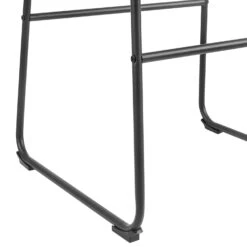 Sutton Set Of 2 Barstools With Fluted Back (Mustard Velvet) -Daals BCH 2099 MUSTARD VEL 2P detail2