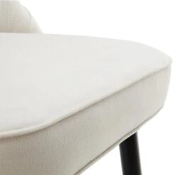 Miyae Set Of 2 Pleated Champagne Beige Velvet Upholstered Counter Stools -Daals BCH 2148 CHAMP VEL 2P detail4