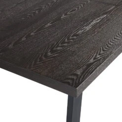 BERN 6-8 Seater Dark Oak Extending Dining Table With Metal Legs -Daals BSD 002 WALNUT detail1