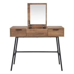 Selwyn Oak Effect Console Dressing Table -Daals BSD 062 WB1