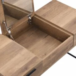 Selwyn Oak Effect Console Dressing Table -Daals BSD 062 detail1