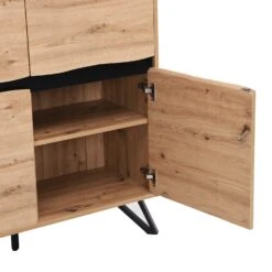 Weston Oak Effect 4 Door Cabinet -Daals BSD 078 OAK detail2