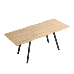 Weston Oak Effect Extendable 6-8 Seater Dining Table -Daals BSD 082 OAK GIF