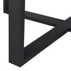 BERN Extending Round Dining Table With Metal Legs, Oak -Daals BSD 092 OAK detail3