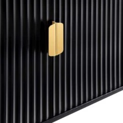 Richmond Ridged Large Sideboard, Matte Black -Daals BSD 108 BLACK detail3