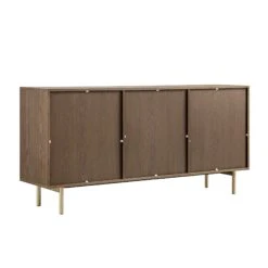 Richmond Ridged Large Sideboard, Dark Ash -Daals BSD 108 DARKWOOD WB5