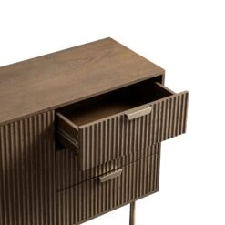 Richmond Ridged Large Sideboard, Dark Ash -Daals BSD 108 DARKWOOD detail2