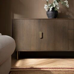 Richmond Ridged Large Sideboard, Dark Ash -Daals BSD 108 DARKWOOD scene4