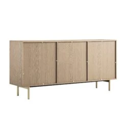Richmond Ridged Large Sideboard, Light Ash -Daals BSD 108 LIGHTWOOD WB5