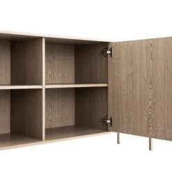 Richmond Ridged Large Sideboard, Light Ash -Daals BSD 108 LIGHTWOOD detail2