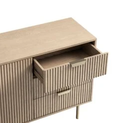 Richmond Ridged Large Sideboard, Light Ash -Daals BSD 108 LIGHTWOOD detail3