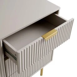 Richmond Ridged Large Sideboard, Matte Taupe -Daals BSD 108 TAUPE detail2