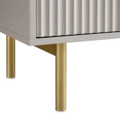 Richmond Ridged Highboard Storage Cabinet, Matte Taupe 24 Richmond Ridged Highboard Storage Cabinet, Matte Taupe -Daals BSD 109 TAUPE detail3