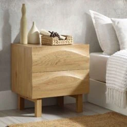 Moriko 2 Drawer Bedside Table