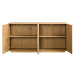 Agnes Curved Edge 150cm Wide Sideboard, Natural 22 Agnes Curved Edge 150cm Wide Sideboard, Natural -Daals BSD 119 OAK WB4