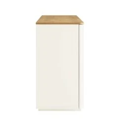 Agnes Curved Edge 150cm Wide Sideboard, White -Daals BSD 119 WHITE WB4