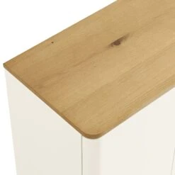 Agnes Curved Edge 150cm Wide Sideboard, White -Daals BSD 119 WHITE detail1