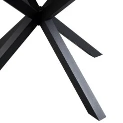 BERN Natural Curved Edge Solid Oak Dining Table -Daals BSD 120 OAK detail2