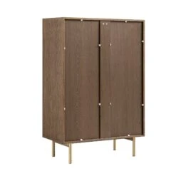 Richmond Ridged Chest Of 5 Drawers, Dark Ash 26 Richmond Ridged Chest Of 5 Drawers, Dark Ash -Daals BSD 121 DARKWOOD WB5