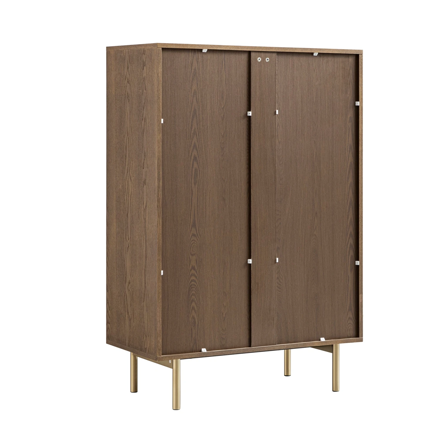 Richmond Ridged Chest Of 5 Drawers, Dark Ash 12 Richmond Ridged Chest Of 5 Drawers, Dark Ash - Image 12