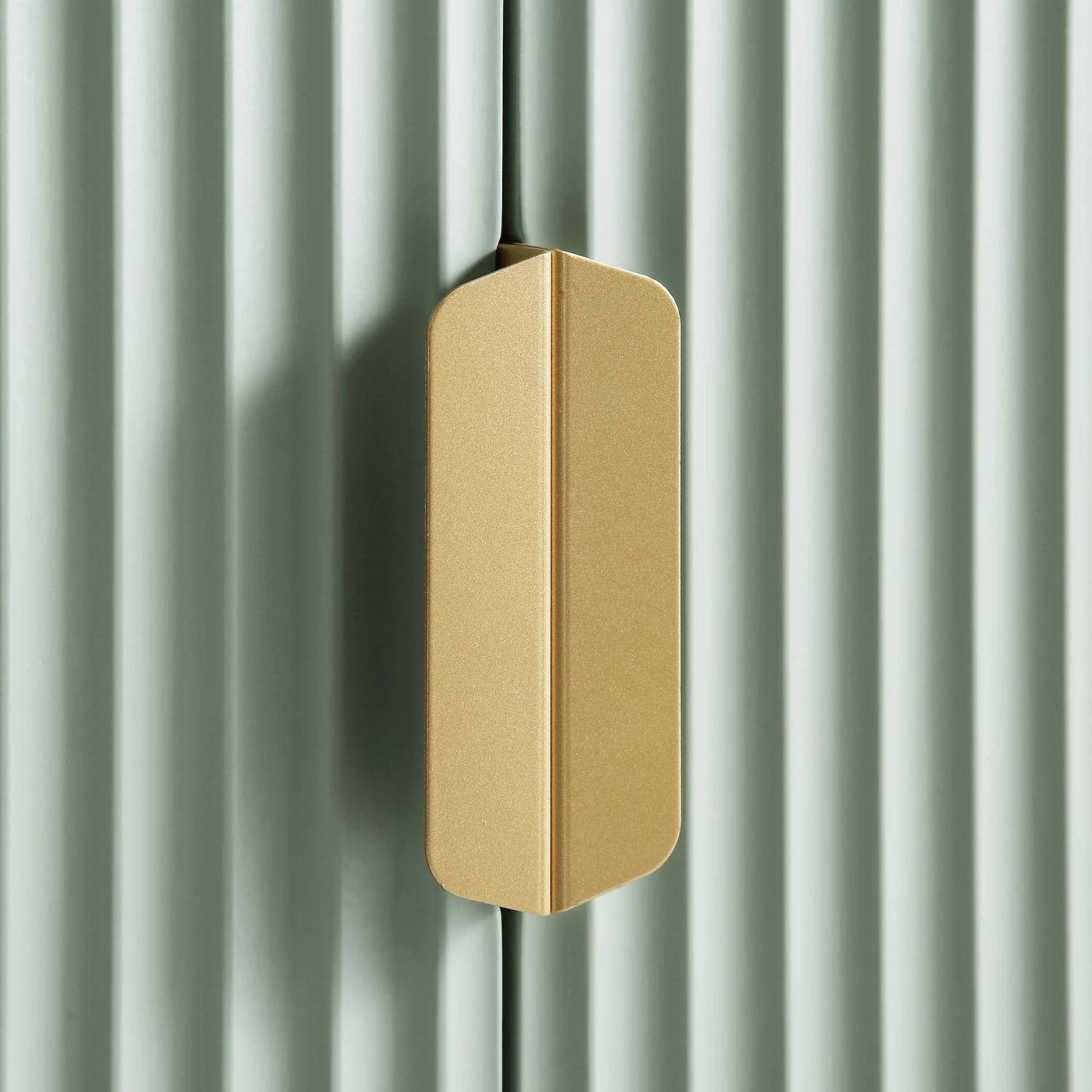 Richmond Ridged Double Wardrobe With Drawer, Matte Sage Green 12 Richmond Ridged Double Wardrobe With Drawer, Matte Sage Green - Image 12