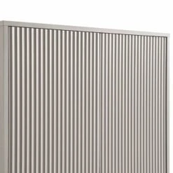 Richmond Ridged Double Wardrobe With Drawer, Matte Taupe -Daals BSD 122 TAUPE detail1