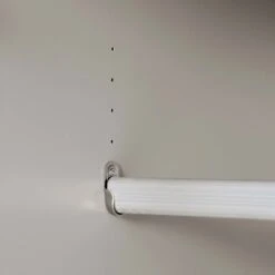 Richmond Ridged Double Wardrobe With Drawer, Matte Taupe -Daals BSD 122 TAUPE detail5