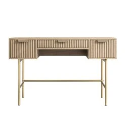 Richmond Ridged Dressing Table, Light Ash -Daals BSD 123 LIGHTWOOD WB1