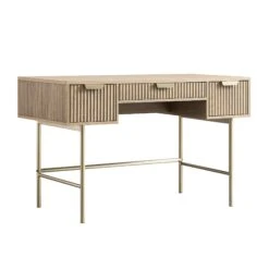 Richmond Ridged Dressing Table, Light Ash -Daals BSD 123 LIGHTWOOD WB2