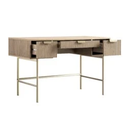 Richmond Ridged Dressing Table, Light Ash -Daals BSD 123 LIGHTWOOD WB3