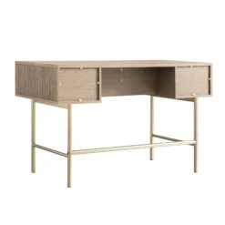 Richmond Ridged Dressing Table, Light Ash -Daals BSD 123 LIGHTWOOD WB6