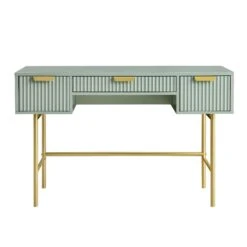 Richmond Ridged Dressing Table, Matte Sage Green 15 Richmond Ridged Dressing Table, Matte Sage Green -Daals BSD 123 SAGE WB1