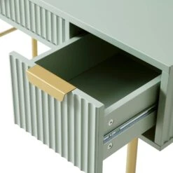 Richmond Ridged Dressing Table, Matte Sage Green 23 Richmond Ridged Dressing Table, Matte Sage Green -Daals BSD 123 SAGE detail2