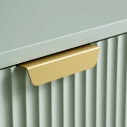 Richmond Ridged Dressing Table, Matte Sage Green 24 Richmond Ridged Dressing Table, Matte Sage Green -Daals BSD 123 SAGE detail3