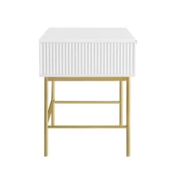 Richmond Ridged Dressing Table, Matte White -Daals BSD 123 WHITE WB5