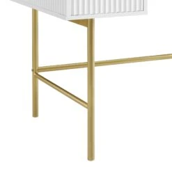 Richmond Ridged Dressing Table, Matte White -Daals BSD 123 WHITE detail3