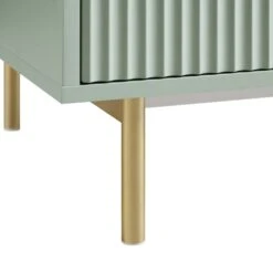 Richmond Ridged Tall Bookcase With Doors, Matte Sage Green 25 Richmond Ridged Tall Bookcase With Doors, Matte Sage Green -Daals BSD 124 SAGE detail4