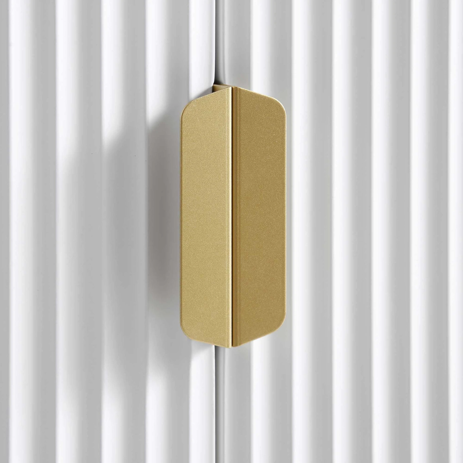 Richmond Ridged Tall Bookcase With Doors, Matte White 12 Richmond Ridged Tall Bookcase With Doors, Matte White - Image 12