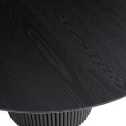 Maru Round Oak Pedestal Dining Table, Black 18 Maru Round Oak Pedestal Dining Table, Black -Daals BSD 134 BLACK detail3