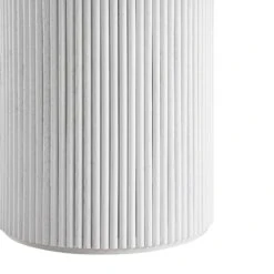 Maru Round 4-6 Seater Extending Oak Pedestal Dining Table, Washed White -Daals BSD 135 WHITE detail3