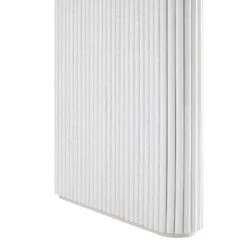 Maru Oval 6-8 Seater Extending Oak Pedestal Dining Table, Washed White -Daals BSD 136 WHITE detail2