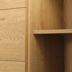 Agnes Curved Edge 2 Door 3 Drawer Wide Sideboard, Natural -Daals BSD 143 OAK detail4