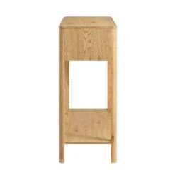 Agnes Curved Edge 2 Drawer Console Table, Natural 20 Agnes Curved Edge 2 Drawer Console Table, Natural -Daals BSD 152 OAK WB5