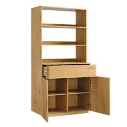 Agnes Curved Edge Dresser, Natural -Daals BSD 153 OAK WB3