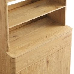 Agnes Curved Edge Dresser, Natural -Daals BSD 153 OAK detail1
