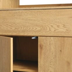 Agnes Curved Edge Dresser, Natural -Daals BSD 153 OAK detail3