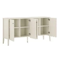 Henley Scalloped Edge 150cm Wide Sideboard, Light Sand -Daals BSD 157 BEIGE WB3