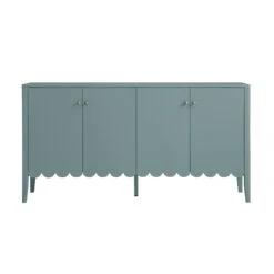 Henley Scalloped Edge 150cm Wide Sideboard, Blue Spruce -Daals BSD 157 TEAL WB2