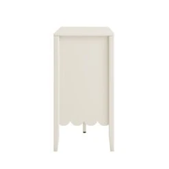 Henley Scalloped Edge 150cm Wide Sideboard With Open Shelf, Light Sand 26 Henley Scalloped Edge 150cm Wide Sideboard With Open Shelf, Light Sand -Daals BSD 158 BEIGE WB6