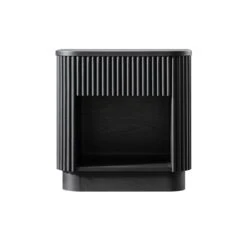 Maru 1-Drawer Bedside Table, Black -Daals BSD 167 BLACK WB1